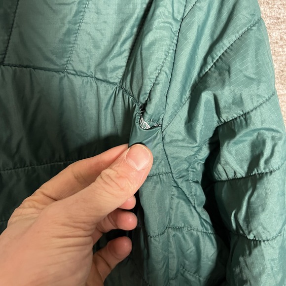 Fjallraven Expedition X-Latt Jacket Womens Large Green Lightweight Puffer Zip - Picture 12 of 13